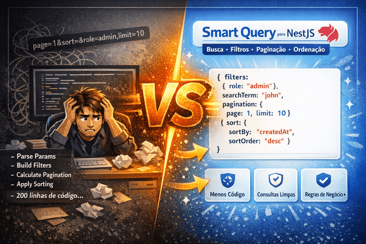 Cansei de Reescrever a Mesma Lógica de Query no NestJS
